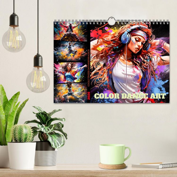 Produktbild: Color Dance Art (Wandkalender 2026 DIN A4 quer), CALVENDO Monatskalender