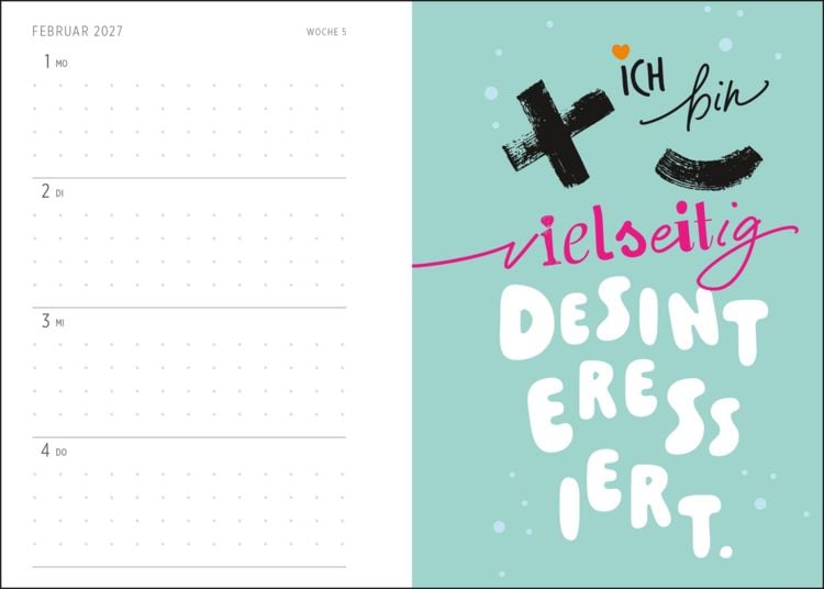 Produktbild: Buchkalender 2027: An diesem Tag ist etwas faul. Wahrscheinlich ich ...