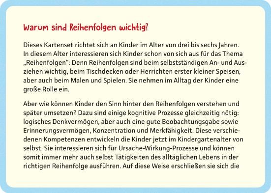 Produktbild: Das kann ich schon - Reihenfolgen erkennen