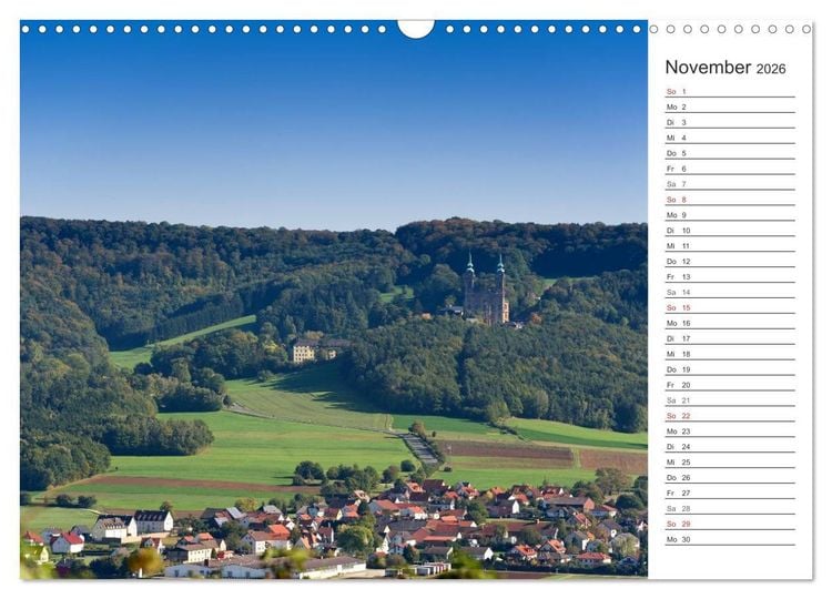 Produktbild: Vierzehnheiligen (Wandkalender 2026 DIN A3 quer), CALVENDO Monatskalender