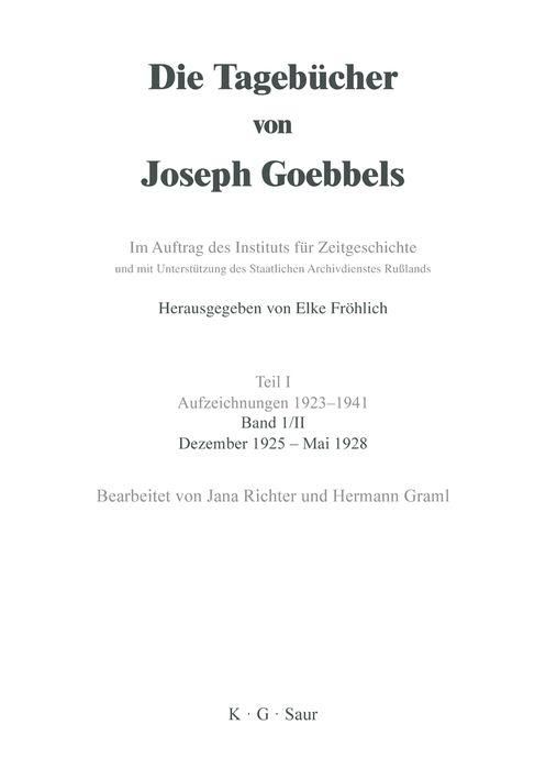 Produktbild: Dezember 1925 - Mai 1928