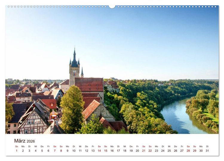 Produktbild: Bad Wimpfen. (Wandkalender 2026 DIN A2 quer), CALVENDO Monatskalender