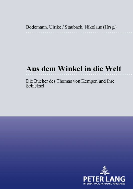 Produktbild: Aus dem Winkel in die Welt