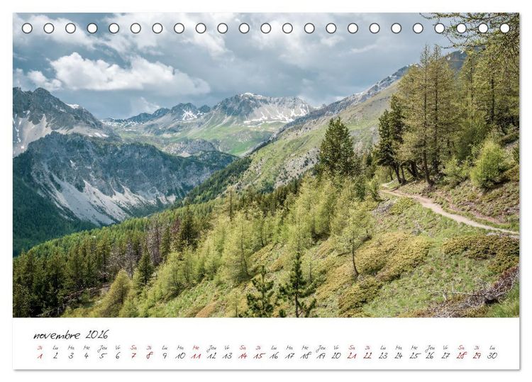 Produktbild: Le col de l'Izoard sur la route des Grandes Alpes (Calendrier de bureau 2026 DIN A5 vertical), CALVENDO calendrier mensuel