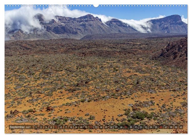 Produktbild: Vulkaninsel im Atlantik, Teneriffa (Wandkalender 2027 DIN A2 quer), CALVENDO Monatskalender