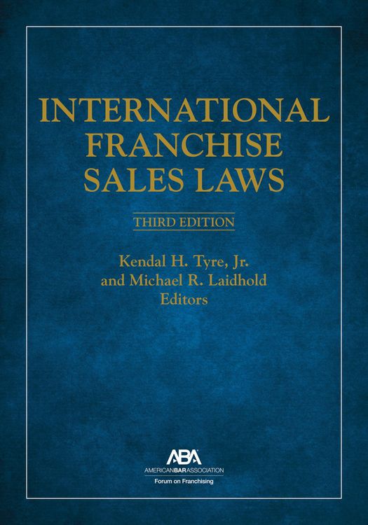 Produktbild: International Franchise Sales Laws, Third Edition
