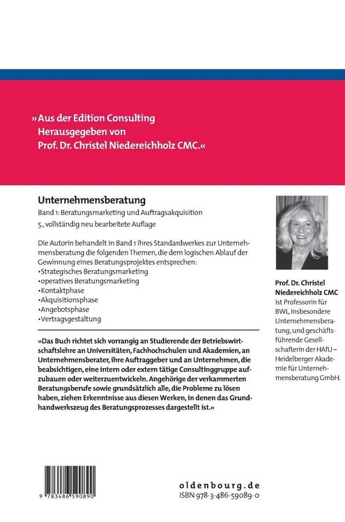 Produktbild: Christel Niedereichholz: Unternehmensberatung / Unternehmensberatung