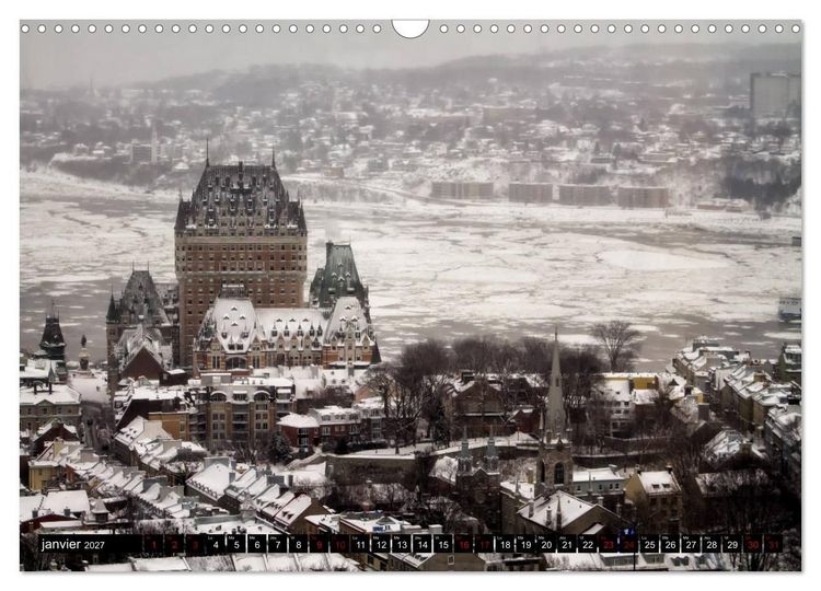 Produktbild: Le Ch&acirc;teau Frontenac (Calendrier mural 2027 DIN A3 vertical), CALVENDO calendrier mensuel
