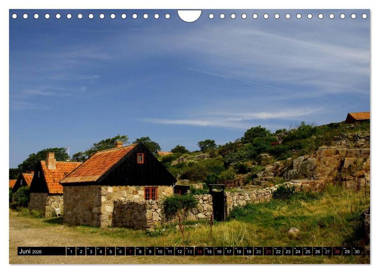 Produktbild: Bornholm - D&auml;nemark (Wandkalender 2026 DIN A4 quer), CALVENDO Monatskalender
