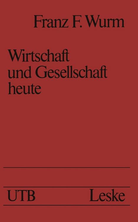 Produktbild: Wirtschaft und Gesellschaft heute