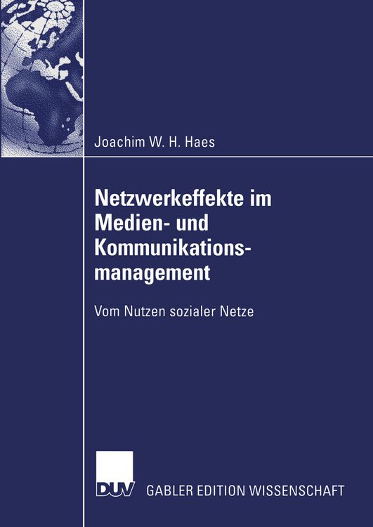 Produktbild: Netzwerkeffekte im Medien- und Kommunikationsmanagement