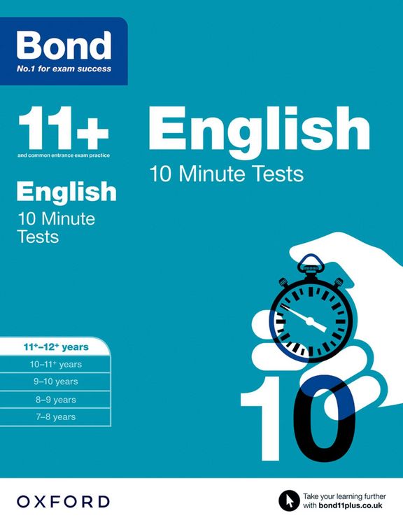 Produktbild: Bond 11+ English 10 Minute Tests for Age 11-12+ | For the 11+, 13+, and other school entrance exams
