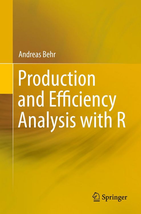 Produktbild: Production and Efficiency Analysis with R