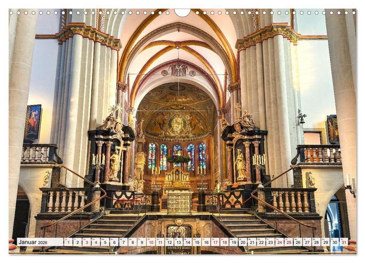 Produktbild: Bonner Kirchen (Wandkalender 2026 DIN A3 quer), CALVENDO Monatskalender