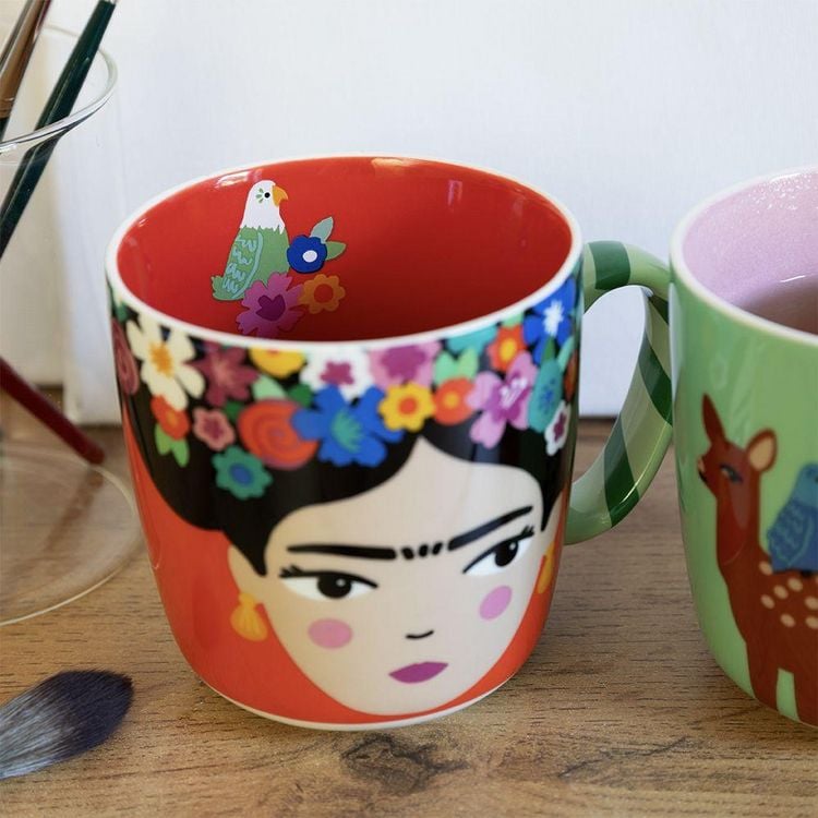 Produktbild: Fiesta del Sol Kaffeebecher Frida Kahlo, 350 ml
