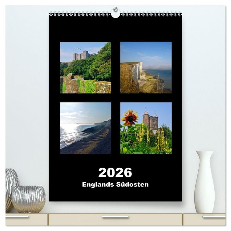 Produktbild: Englands S&uuml;dosten 2026 (hochwertiger Premium Wandkalender 2026 DIN A2 hoch), Kunstdruck in Hochglanz