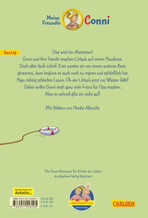 Produktbild: Conni Erz&auml;hlb&auml;nde 39: Conni und das Hausboot-Abenteuer