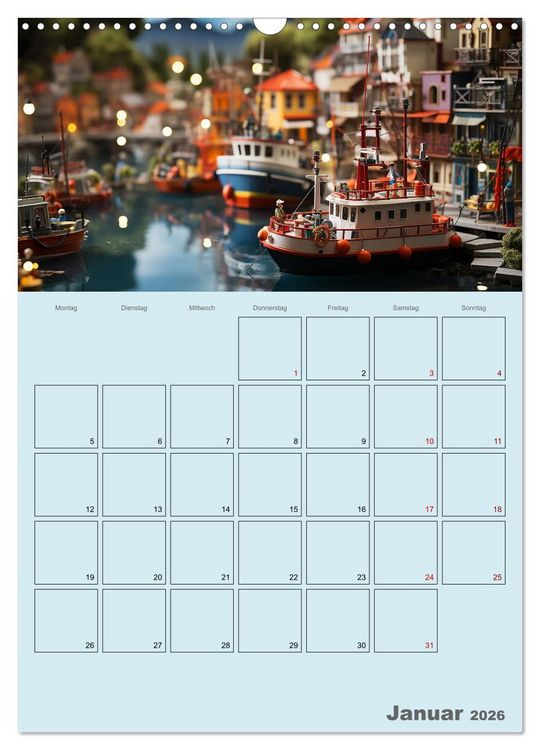 Produktbild: Schiffe, Fische und Piraten (Wandkalender 2026 DIN A3 hoch), CALVENDO Monatskalender