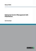 Produktbild: Enterprise Content Management inkl. Pr&auml;sentation