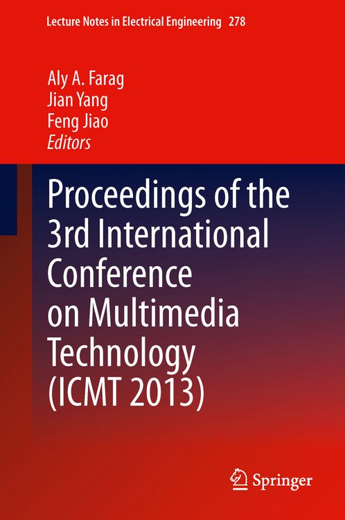 Produktbild: Proceedings of the 3rd International Conference on Multimedia Technology (ICMT 2013)