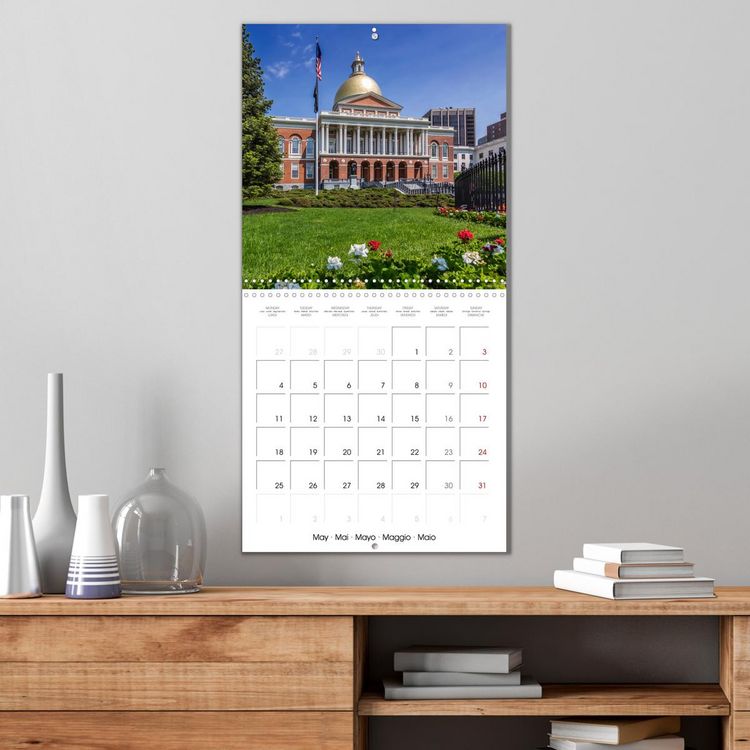 Produktbild: BOSTON Highlights (Wall Calendar 2026 12 &times; 12 Inch) CALVENDO 12 Month Wall Calendar