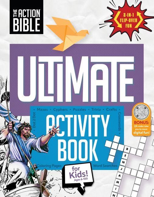 Produktbild: The Action Bible Ultimate Activity & Coloring 2-In-1 Flip-Over Book