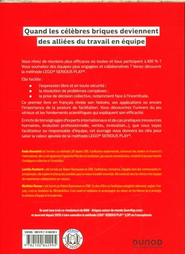 Produktbild: La m&eacute;thode Lego serious play : histoire, fondements et applications