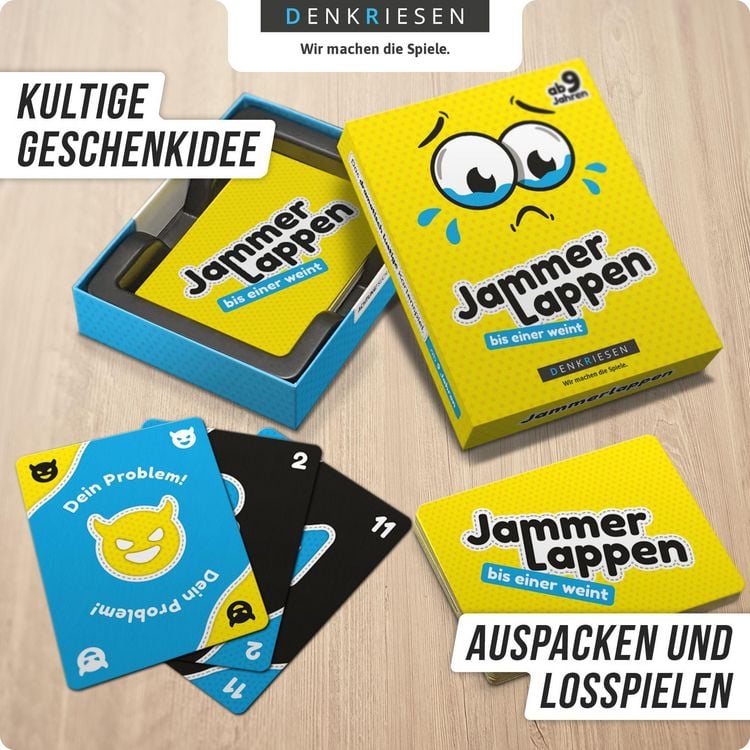 Produktbild: Denkriesen - Jammerlappen (Kartenspiel)