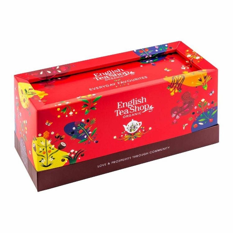 Produktbild: BIO Tee Kollektion "Everyday Favourites", Tee Kennenlern-Set & Probierbox, 5 Sorten, 40 Teebeutel