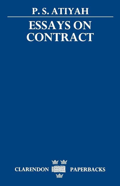 Produktbild: Essays on Contract