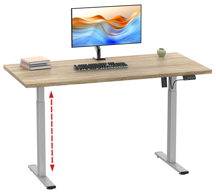 Produktbild: Schreibtisch Lona elektrisch verstellbar 140 x 50