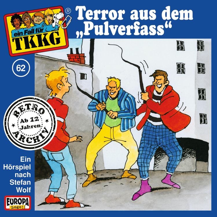 Bild vom Artikel TKKG - Folge 62: Terror aus dem "Pulverfass" vom Autor Stefan Wolf