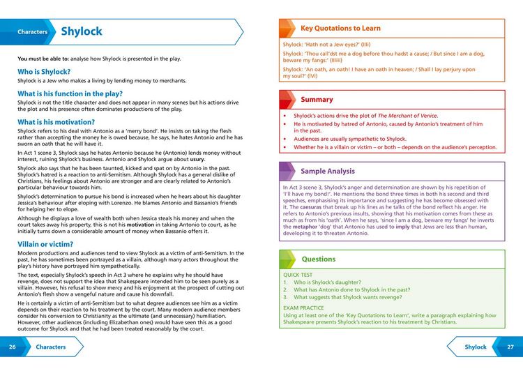 Produktbild: The Merchant of Venice: AQA GCSE 9-1 English Literature Text Guide