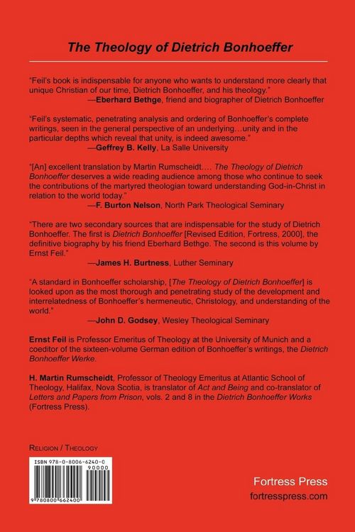 Produktbild: The Theology of Dietrich Bonhoeffer