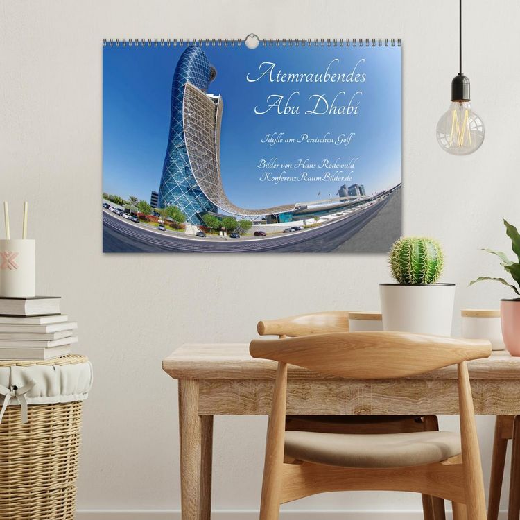 Produktbild: Atemraubendes Abu Dhabi - Idylle am Persischen Golf (Wandkalender 2026 DIN A3 quer), CALVENDO Monatskalender