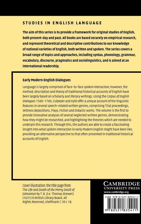 Produktbild: Early Modern English Dialogues