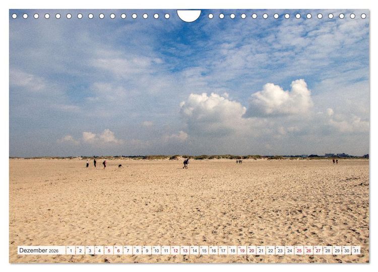 Produktbild: Urlaub in Nordfriesland (Wandkalender 2026 DIN A4 quer), CALVENDO Monatskalender