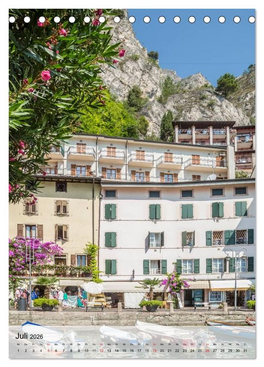 Produktbild: LIMONE SUL GARDA Unvergessliche Momente (Tischkalender 2026 DIN A5 hoch), CALVENDO Monatskalender