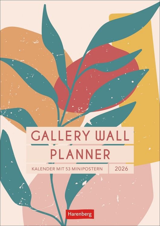 Produktbild: Gallery Wall Planner Wochenplaner 2026 - Kalender mit 53 Minipostern