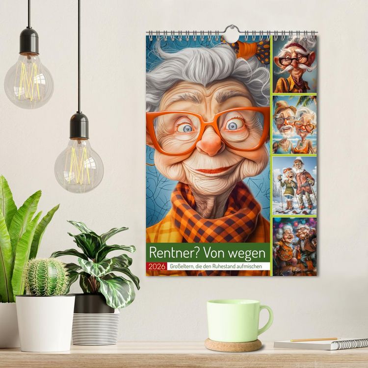 Produktbild: Rentner? Von wegen (Wandkalender 2026 DIN A4 hoch), CALVENDO Monatskalender