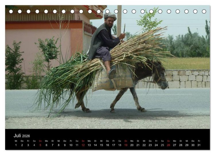 Produktbild: Afghanistan (Tischkalender 2026 DIN A5 quer), CALVENDO Monatskalender
