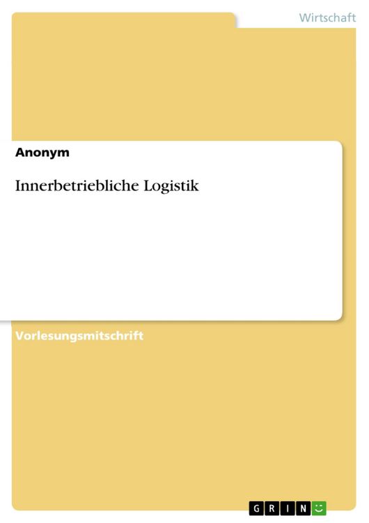 Produktbild: Innerbetriebliche Logistik
