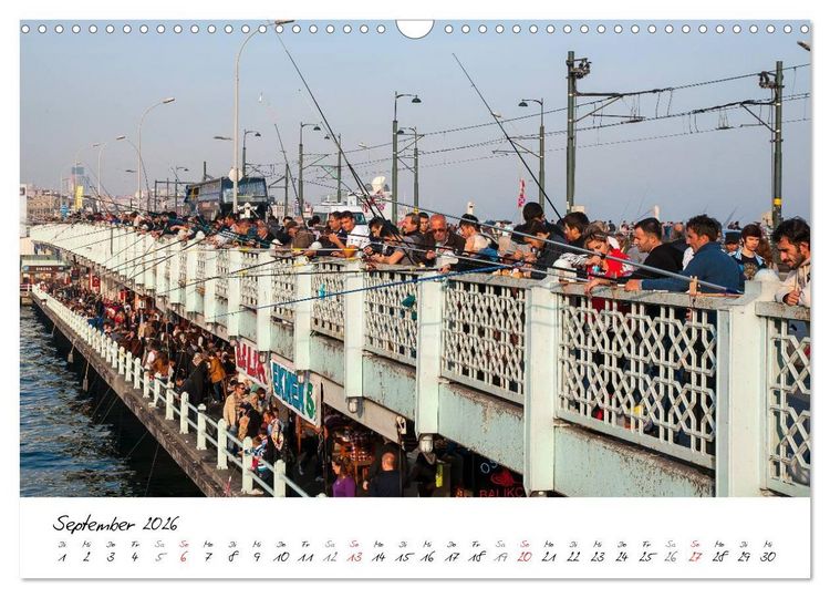 Produktbild: Istanbul - Stadt auf zwei Kontinenten (Wandkalender 2026 DIN A3 quer), CALVENDO Monatskalender