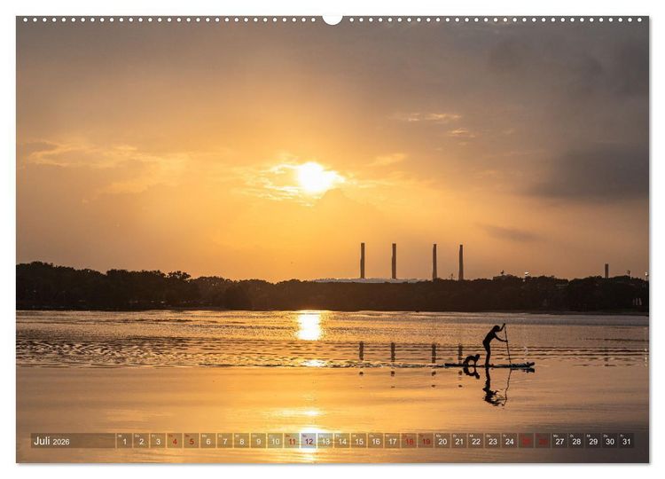 Produktbild: Wolfsburg - Stadt, Land, Fluss (Wandkalender 2026 DIN A2 quer), CALVENDO Monatskalender
