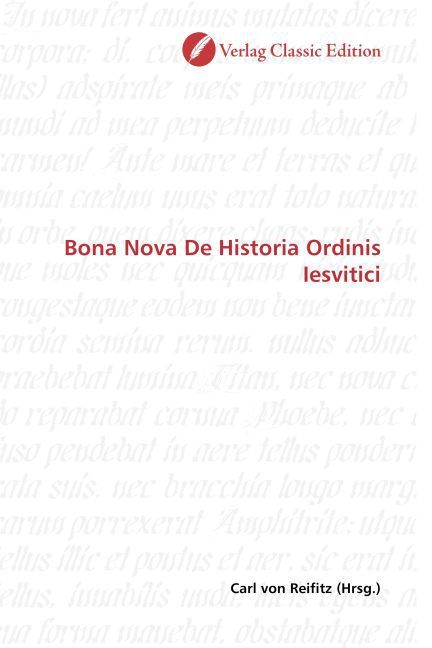 Produktbild: Bona Nova De Historia Ordinis Iesvitici