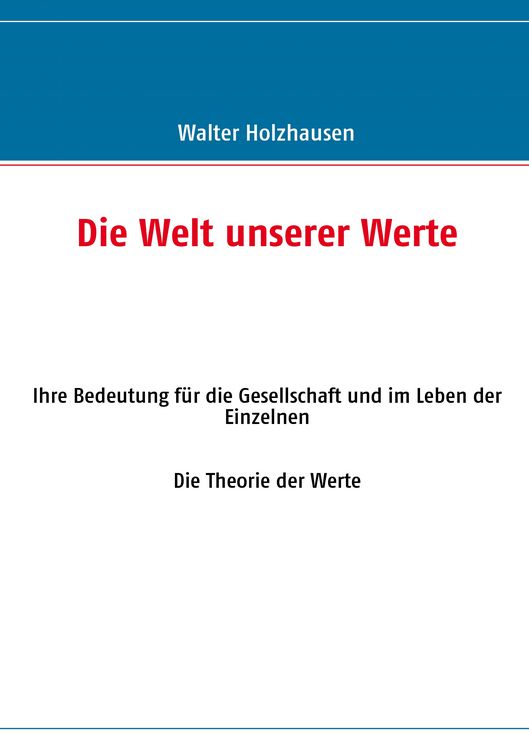 Produktbild: Die Welt unserer Werte