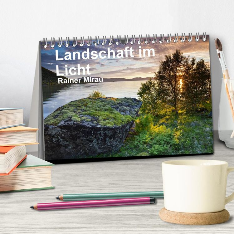 Produktbild: Landschaft im Licht (Tischkalender 2026 DIN A5 quer), CALVENDO Monatskalender