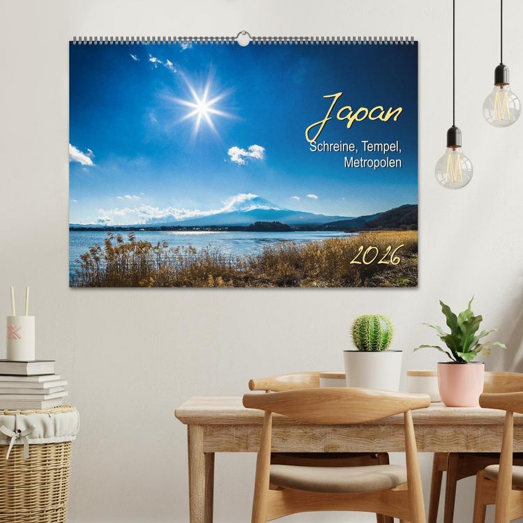 Produktbild: Japan - Schreine, Tempel, Metropolen (Wandkalender 2026 DIN A2 quer), CALVENDO Monatskalender