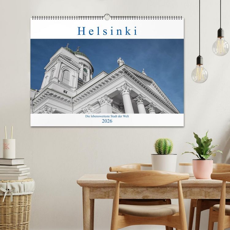 Produktbild: Helsinki - Die lebenswerteste Stadt der Welt (Wandkalender 2026 DIN A2 quer), CALVENDO Monatskalender