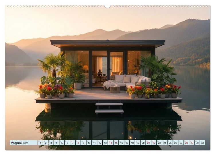 Produktbild: Sanft treibende Urlaubstr&auml;ume (Wandkalender 2027 DIN A2 quer), CALVENDO Monatskalender
